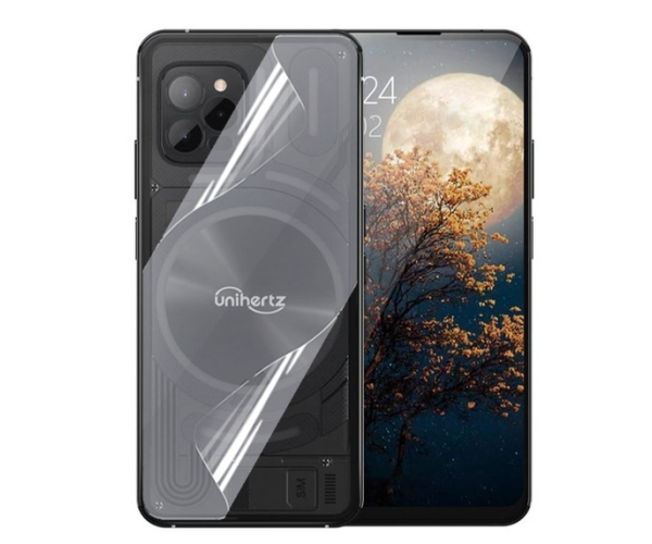 Противоударная гидрогелевая пленка Hydrogel Film для Unihertz Luna на заднюю панель, Transparent