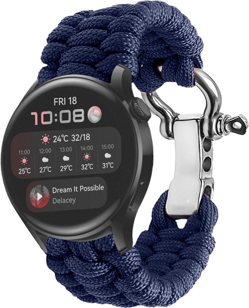 Ремешок из Паракорда Ruper для Huawei Watch 3 (22mm) Dark Blue (30808-5D)