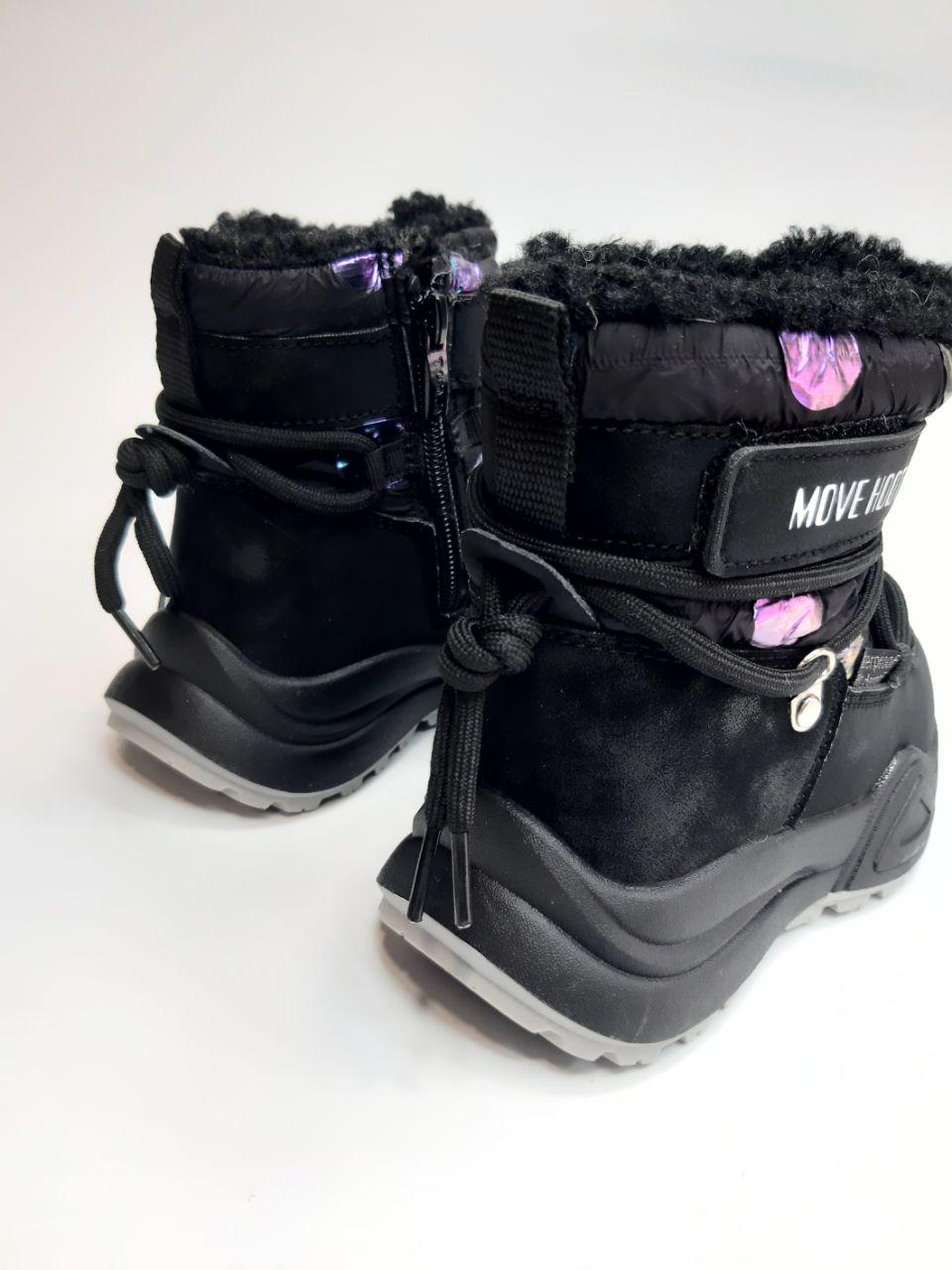 Черевики зимові TOM.M для дівчинки р. 29 18,9 см Чорний (11272 Е) - фото 2 Черевики зимові TOM.M для дівчинки р. 29 18,9 см Чорний (11272 Е) - фото 2