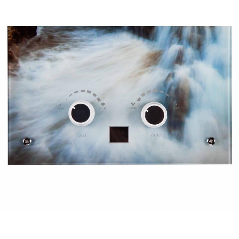 Колонка газова димохідна Thermo Alliance JSD20-10GA панель зі скла з малюнком Море 10 л (SD00031248) - фото 5