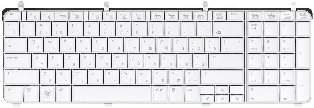 Клавіатура для ноутбука HP Pavilion DV7-2000 White