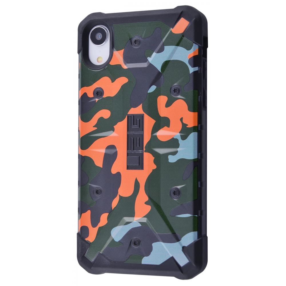 Чехол UAG Pathfinder Anti Fall для iPhone XR Green/Orange