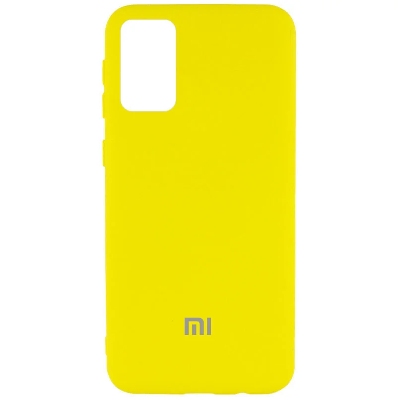 Чехол Silicone Case Xiaomi Redmi Note 10 Желтый (6712000048)