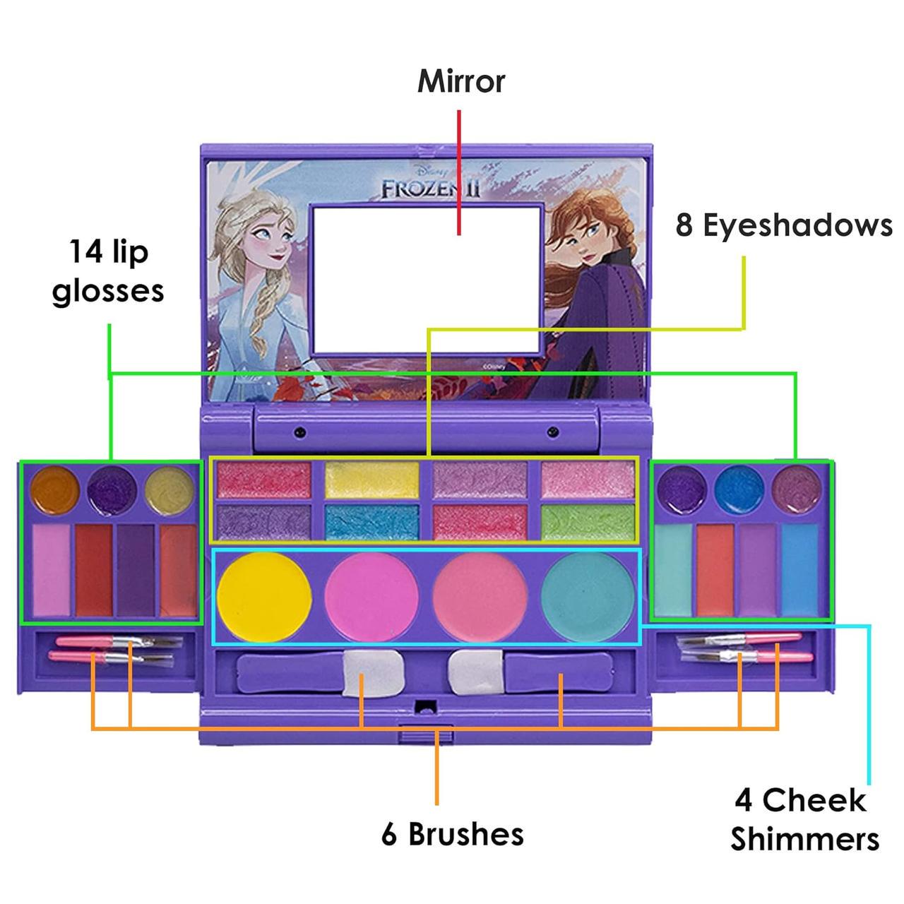 Косметичний набір для макіяжу Disney Frozen Elsa Anna з дзеркалом - фото 7 Косметичний набір для макіяжу Disney Frozen Elsa Anna з дзеркалом - фото 7