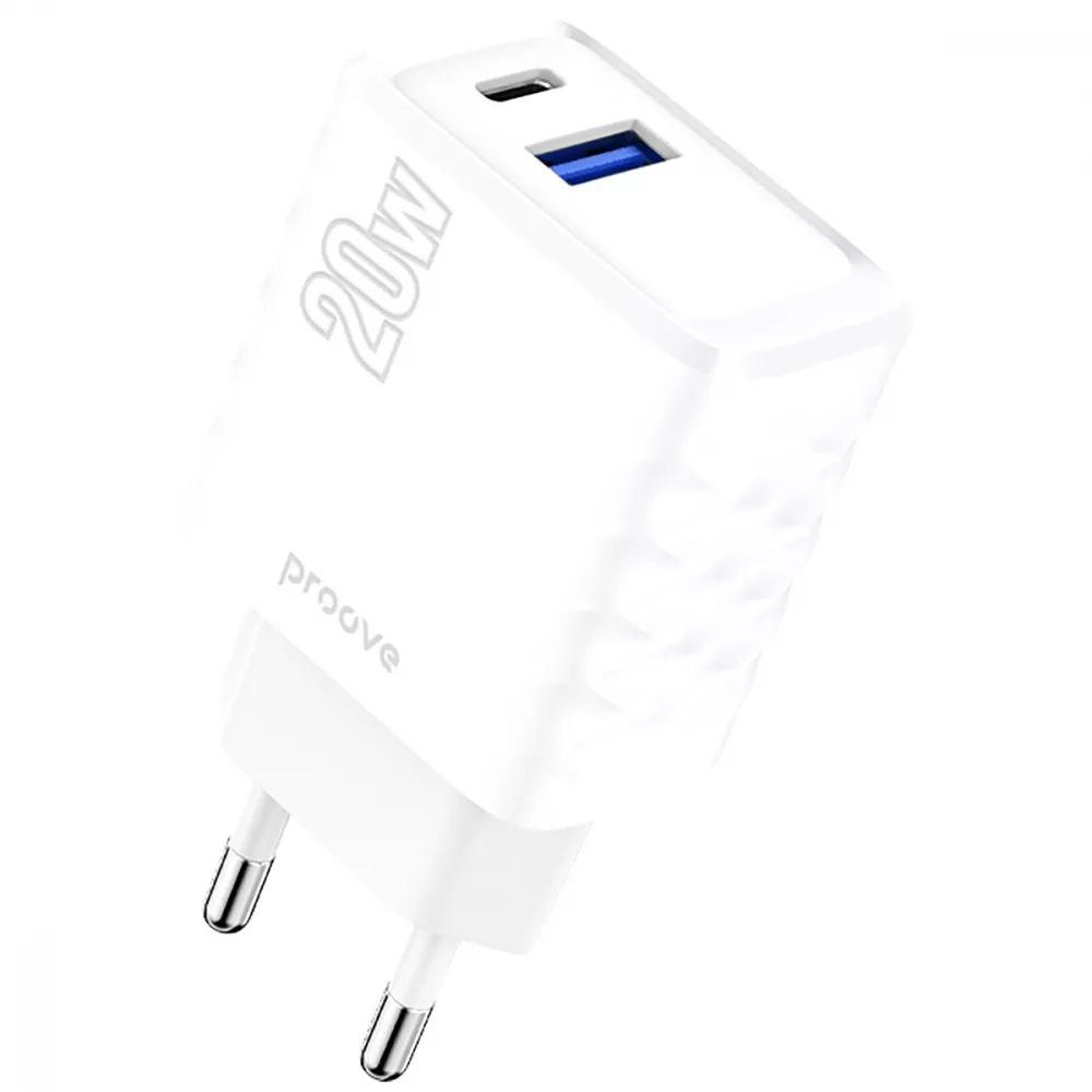 Зарядное устройство Proove WCSS20120002 Speed ​​Surge 20W Type-C USB QC 3.0/PD 3.0 White (24638641)