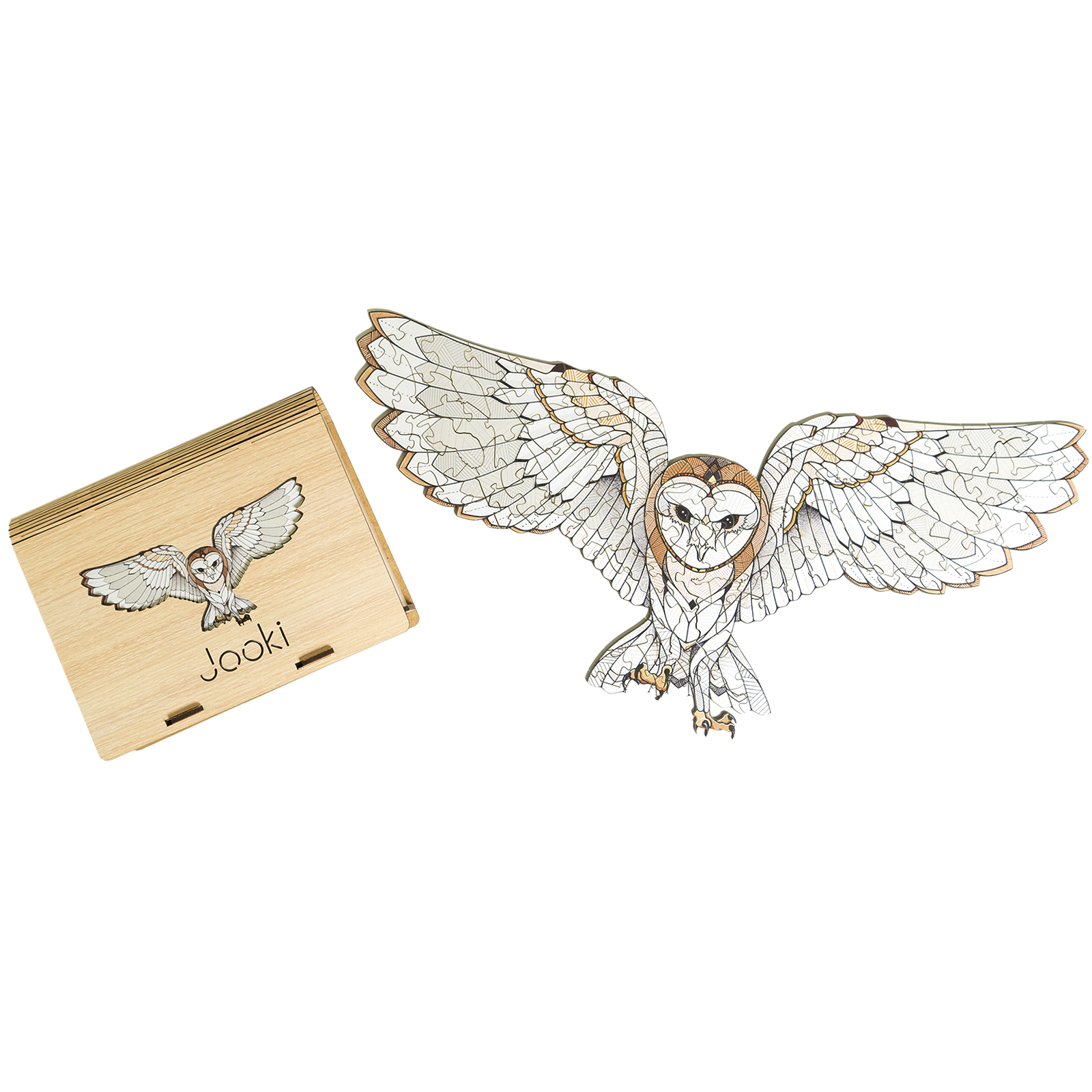 Пазлы деревянные Jooki Белая Сипуха (34550076)