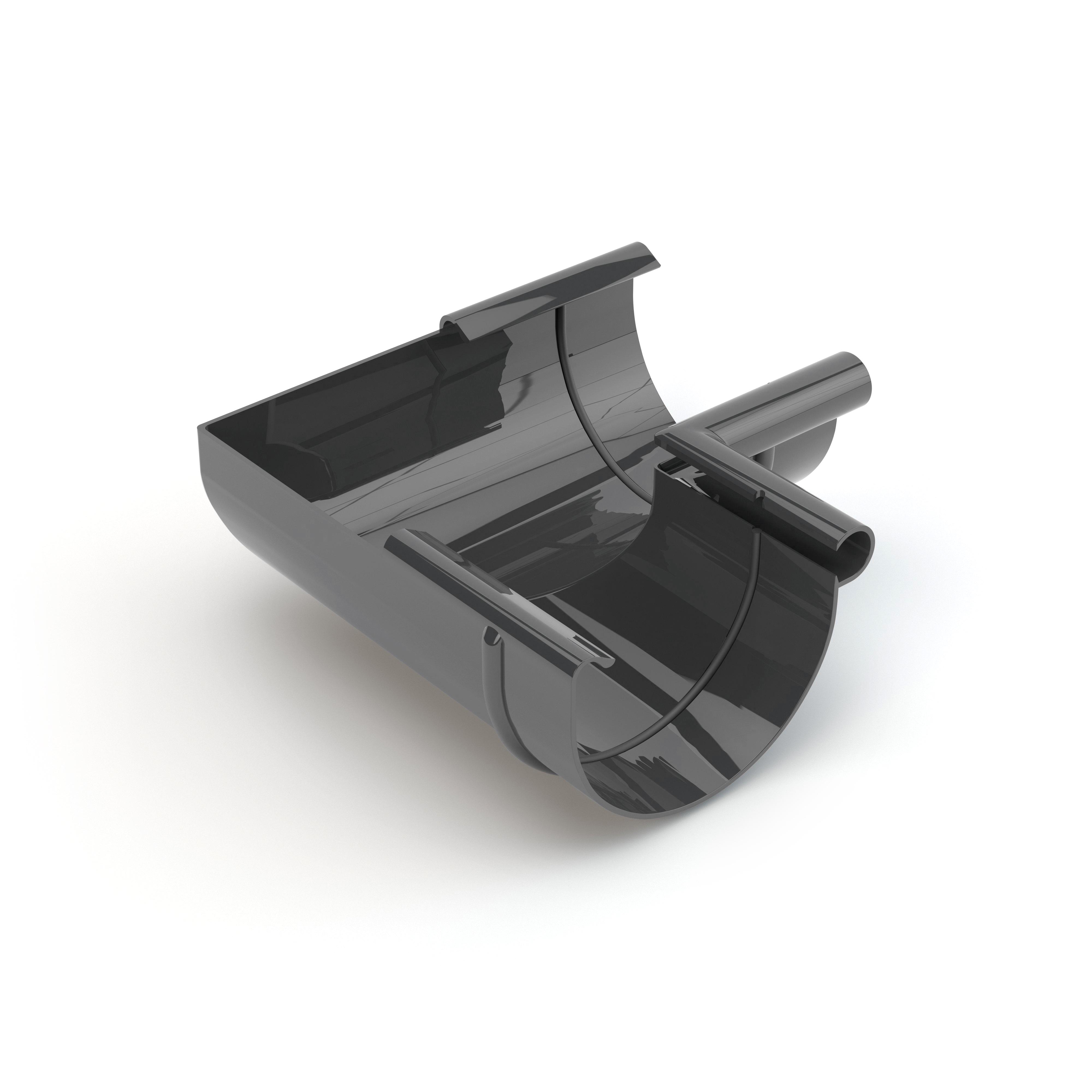 Кут ринви внутрішній Gamrat 90° 125 мм Графіт (314-223-180) - фото 2 Кут ринви внутрішній Gamrat 90° 125 мм Графіт (314-223-180) - фото 2