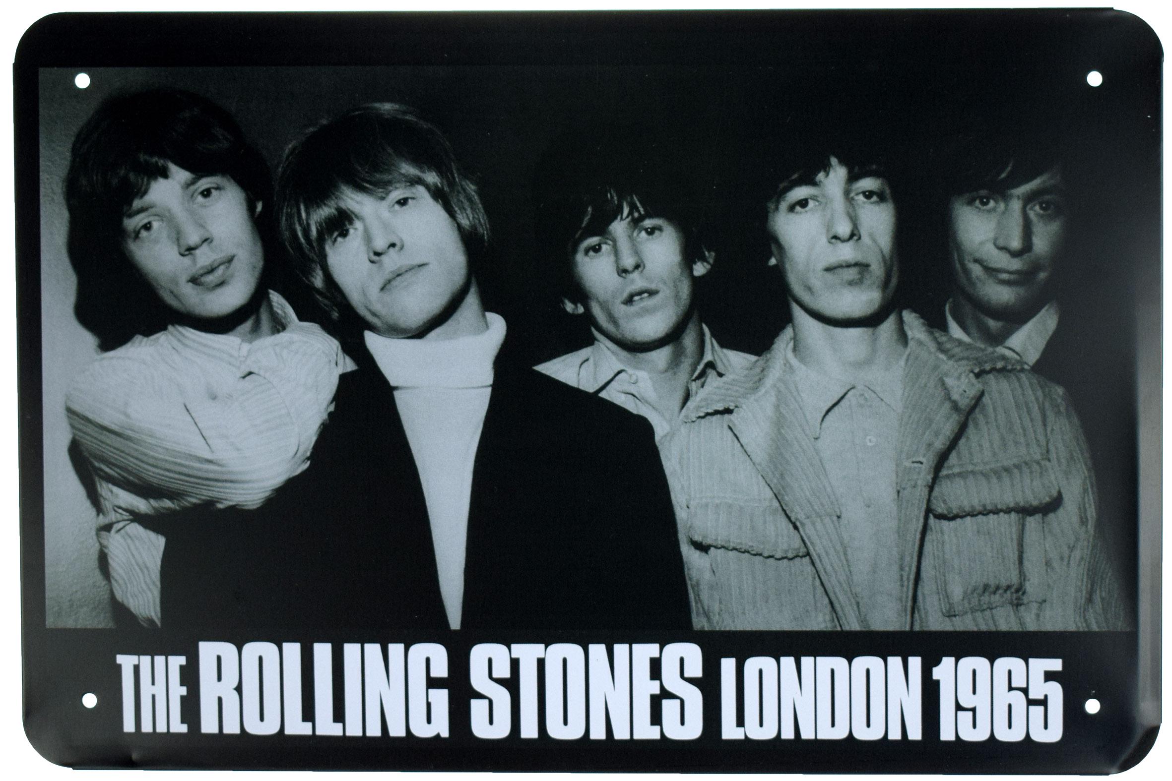 Табличка металева The Rolling Stones London 1965 20x30 см Табличка металева The Rolling Stones London 1965 20x30 см