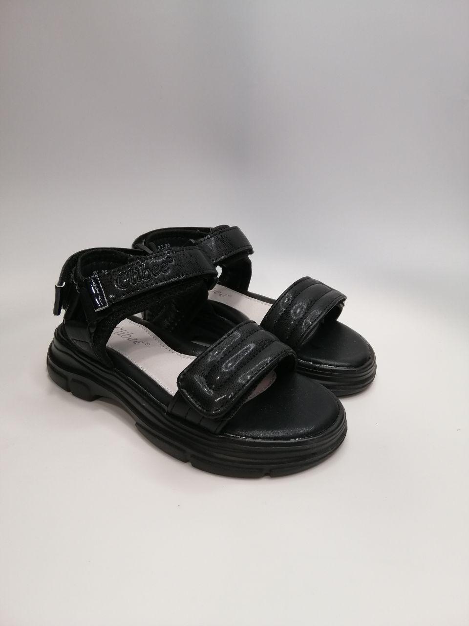 Босоніжки для дівчинки Clibee р. 33 21,6 см Чорний (39 black)