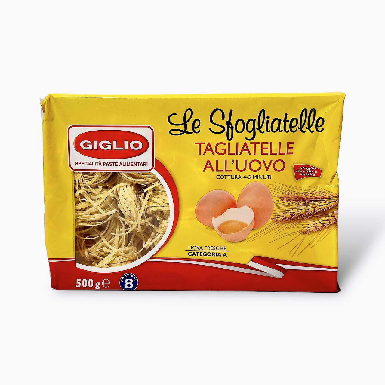 Макарони яєчні гнізда Giglio tagliatelle all uovo 500 г (2088778269)