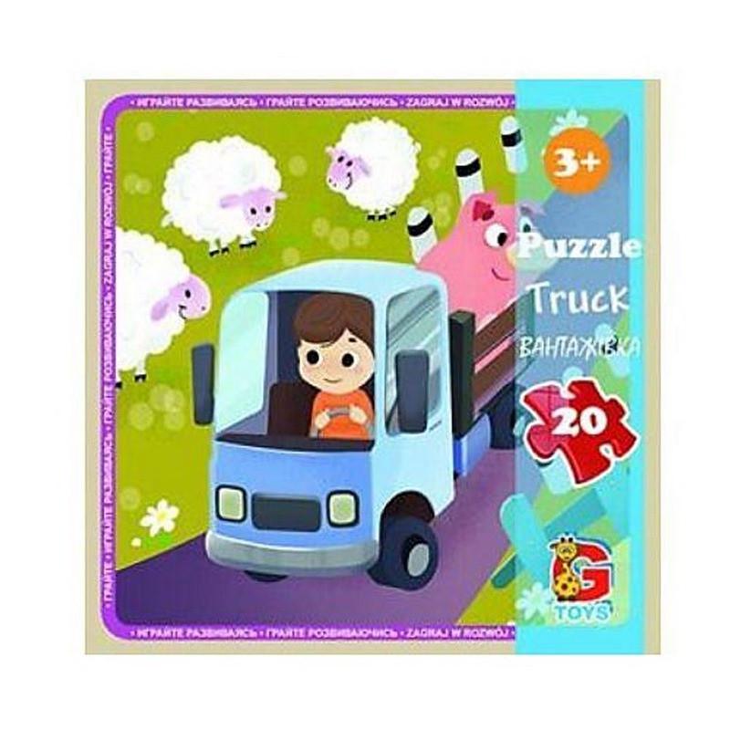 Пазлы детские картонные G-Toys Транспорт 20 эл. (IP-177-P-788)