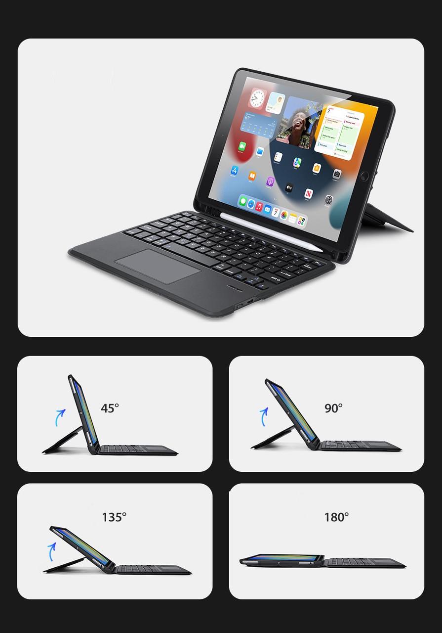 Чохол-клавіатура Dux Ducis Keyboard Bluetooth 5.0 для Apple iPad Pro 11 2018/2020/2021/2022 Black (6934913024614) - фото 4