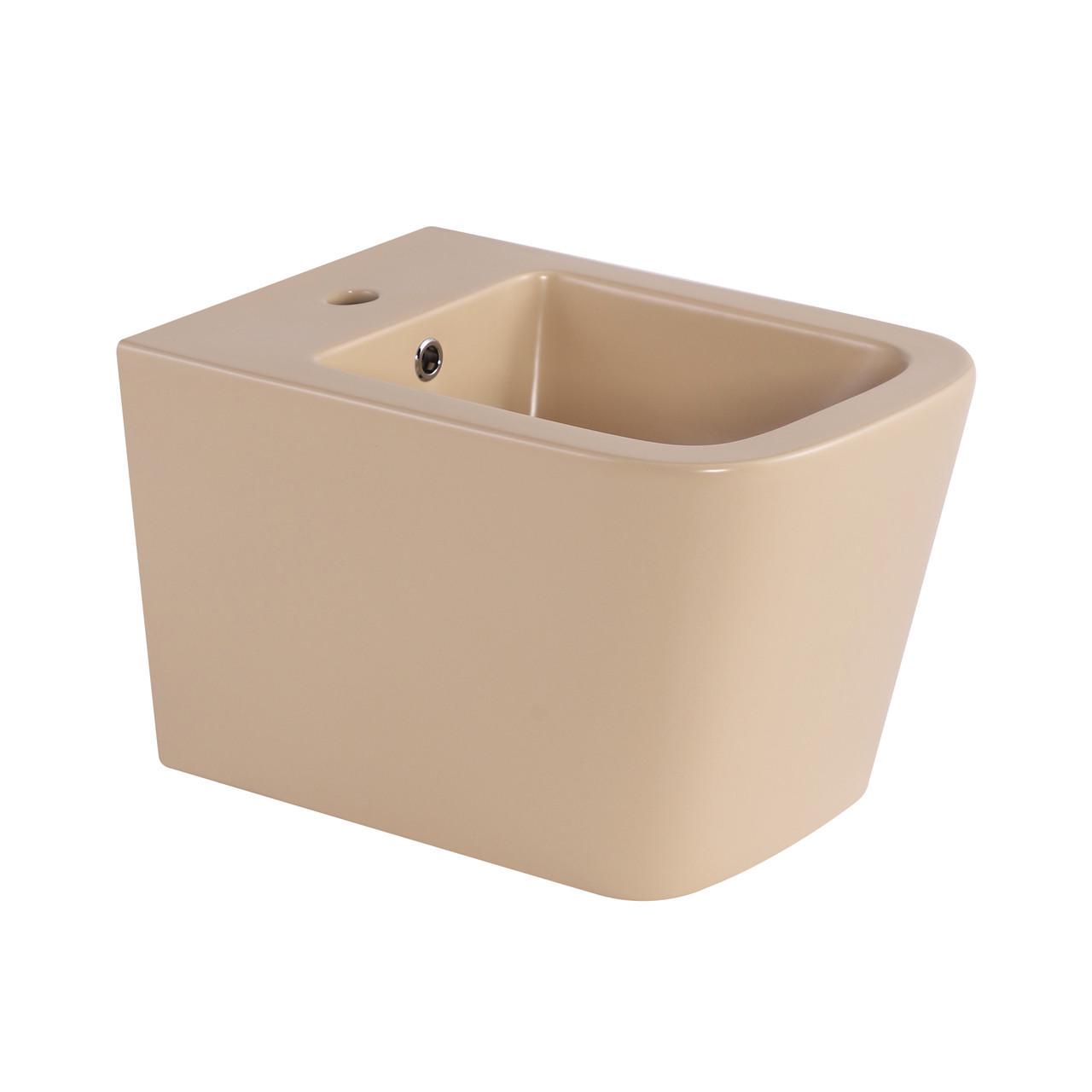 Біде підвісне Qtap Tern 520x350x330 мм Beige (QT17551303GSB)