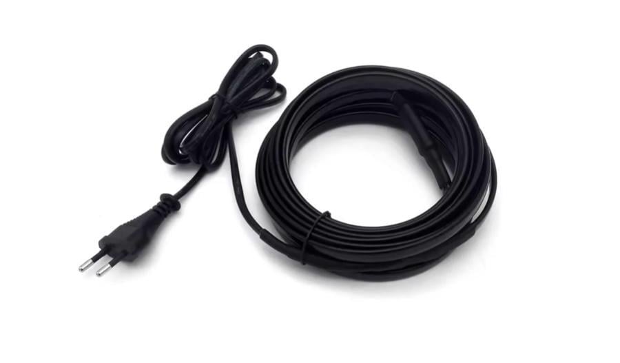 Кабель нагрівальний саморегулюючий HROM Pipe heating 17 Вт/м з вилкою від замерзання водопровідних труб 0,5 м (9865) - фото 1 Кабель нагрівальний саморегулюючий HROM Pipe heating 17 Вт/м з вилкою від замерзання водопровідних труб 0,5 м (9865) - фото 1