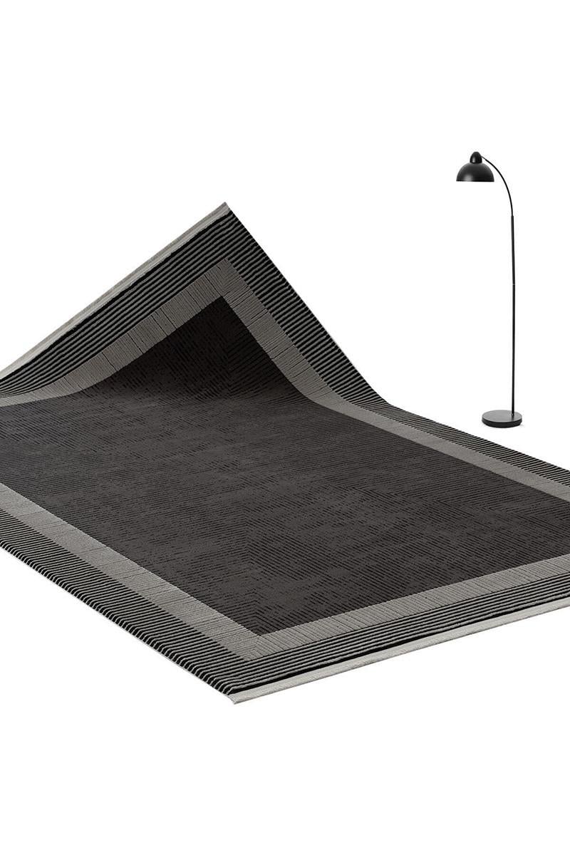 Килим акриловий Taboo Plus de16c 120x180 см Grey/Black (94321218) - фото 2