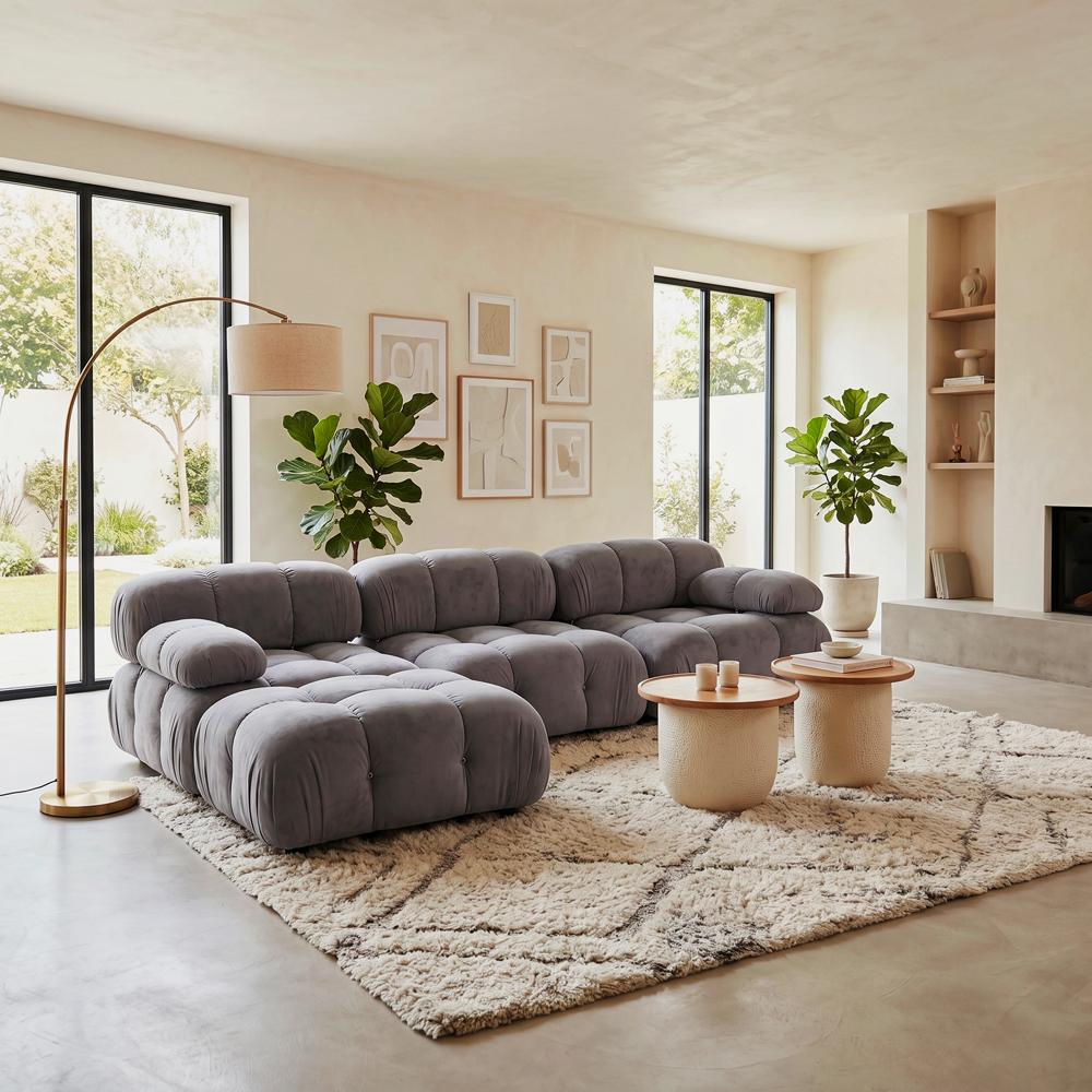 Диван модульный Bradley 270х150х70 см Stone Grey (rich_sofa_00002)