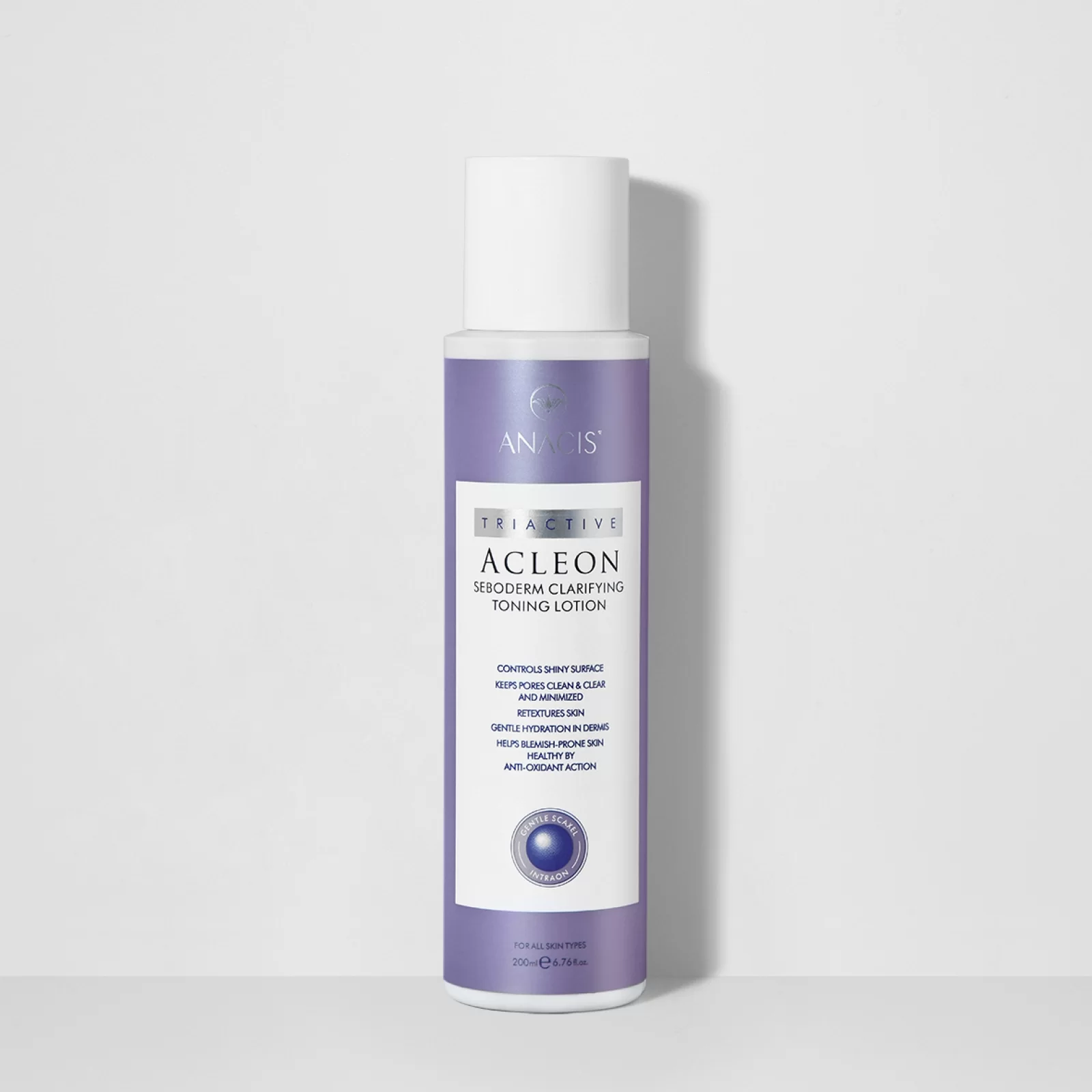 Тонер all-in-one Anacis Acleon Seboderm Clarifying Toning Lotion для сужения пор и устранения чрезмерной жирности кожи 200 мл (29090301) - фото 1