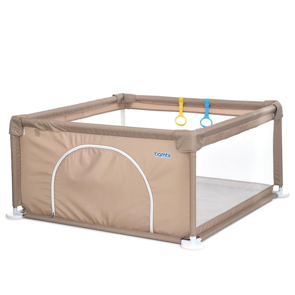 Манеж Bambi MR 1339-BG квадратний ігровий манеж (MUL0481)