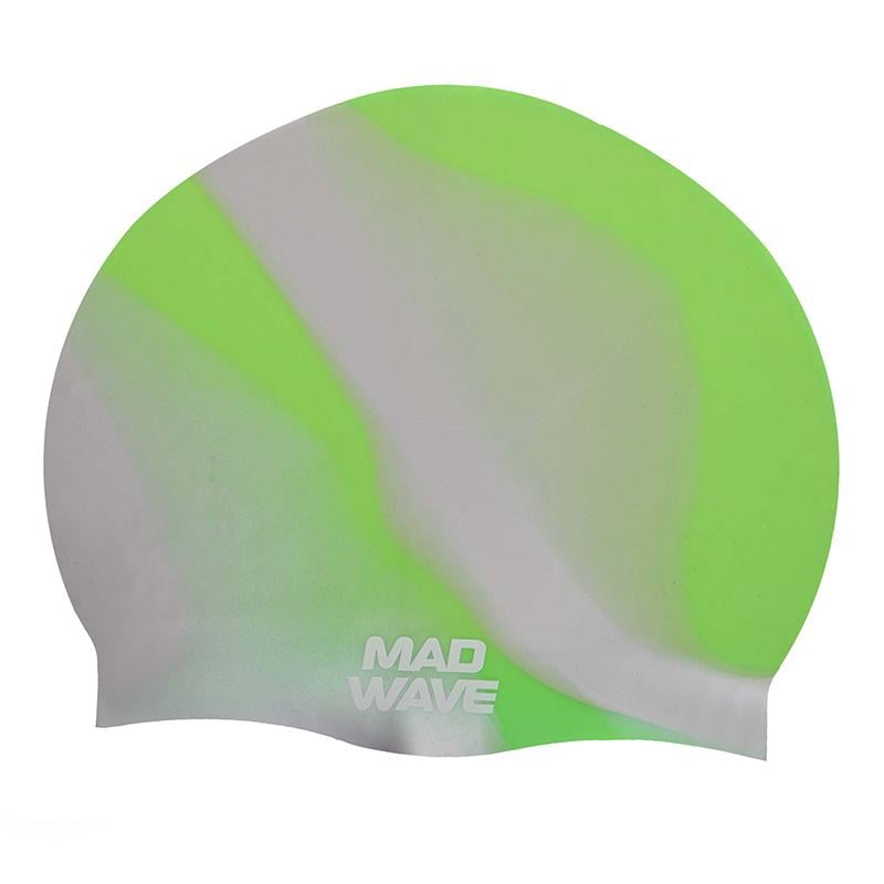 Шапочка для плавания Mad Wave Multi M053001 Зеленый (60444190)