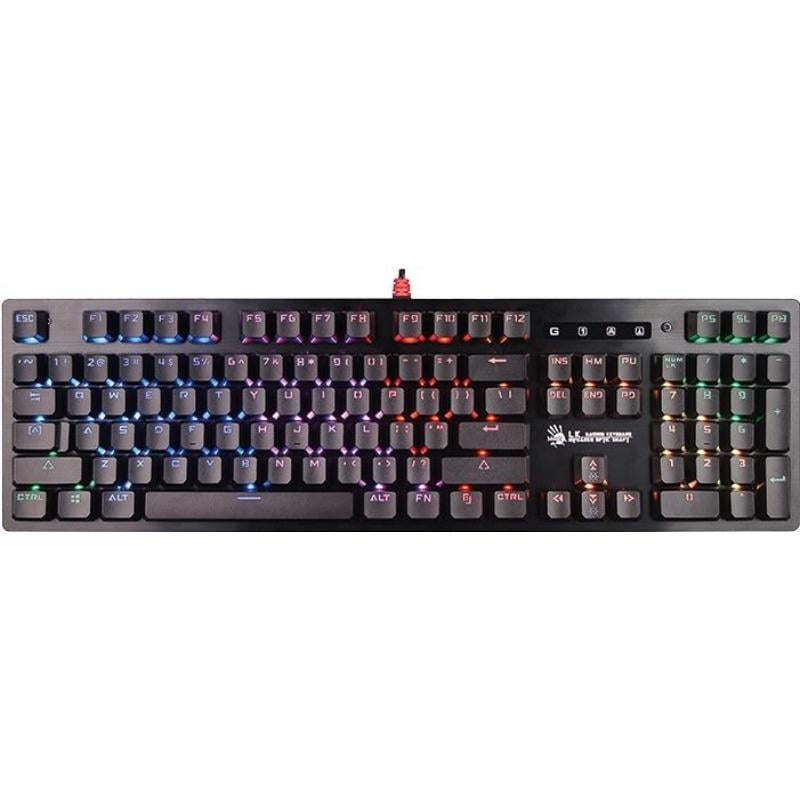 Клавиатура A4Tech Bloody B820R Light Strike Red RGB USB-A Black (26451006)