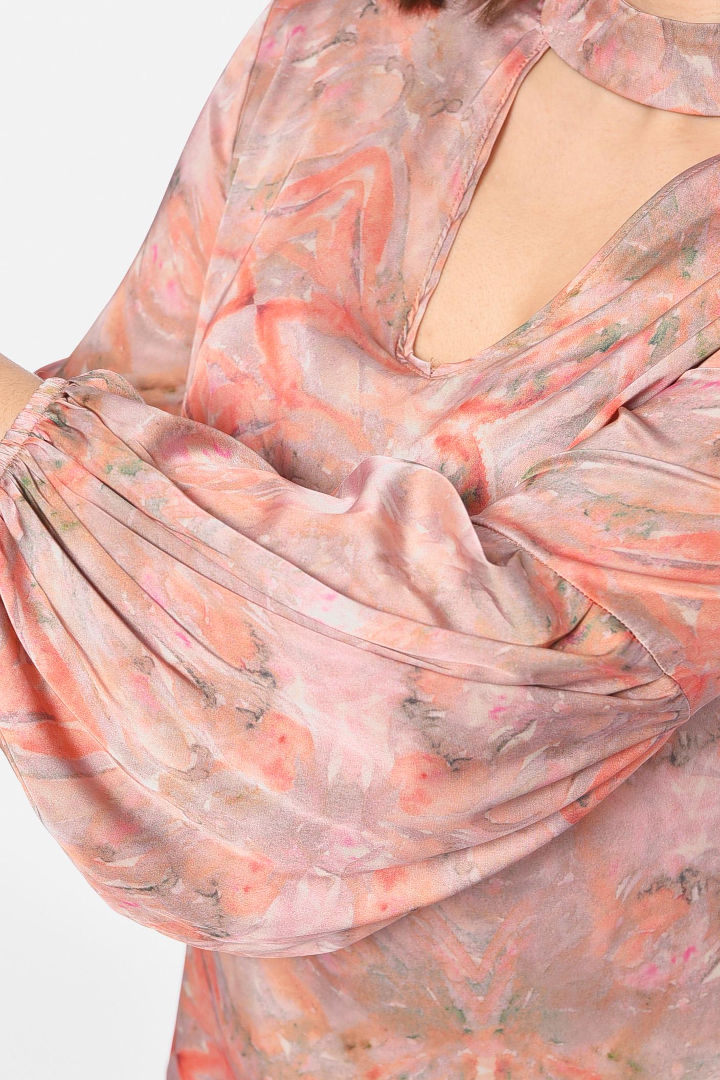 Блузка женская р. 42 Бежевый (196394) - фото 4 Блузка женская р. 42 Бежевый (196394) - фото 4