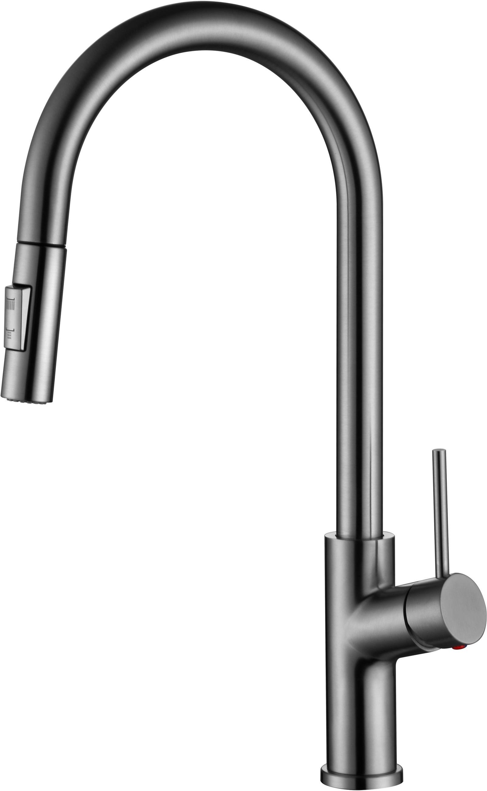 Кухонный смеситель Gunter&Hauer MOND Gun Metal (7157)