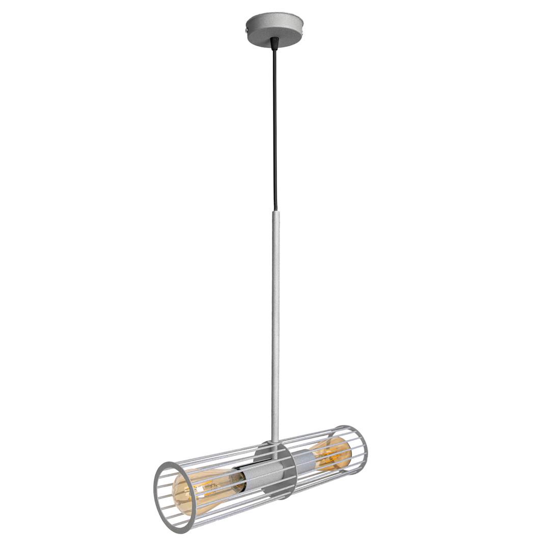 Светильник подвесной MSK ELECTRIC Malta в лофт стиле под две лампы Е27 Серый (MR 1041 GR) - фото 3 Светильник подвесной MSK ELECTRIC Malta в лофт стиле под две лампы Е27 Серый (MR 1041 GR) - фото 3