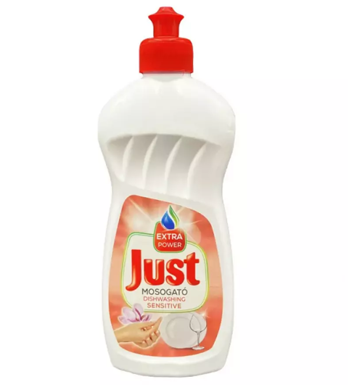 Средство для мытья посуды Just Sensitive 400 мл (X-1074)