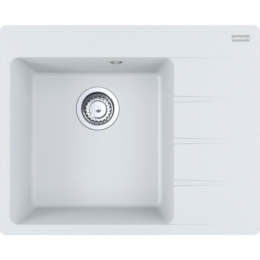 Мийка кухонна Franke граніт 114.0630.457 620x500 мм прямокутна Білий (224347)
