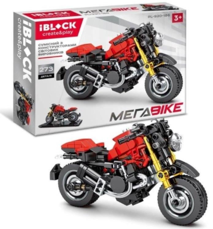 Конструктор Iblock Мегабайк 273 дет.