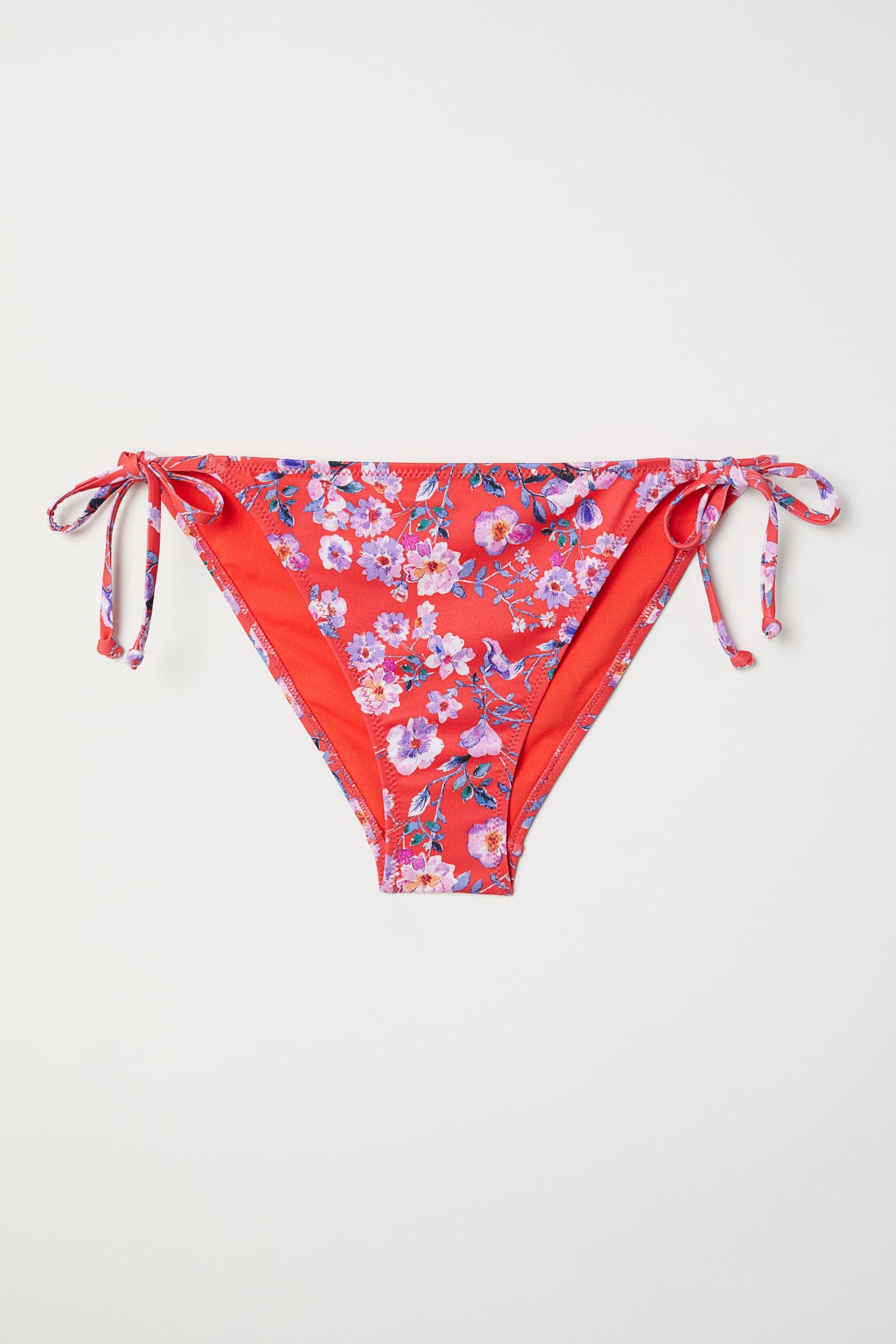 Трусики купальные H&M Цветы р. 36 Красный (28036100557)