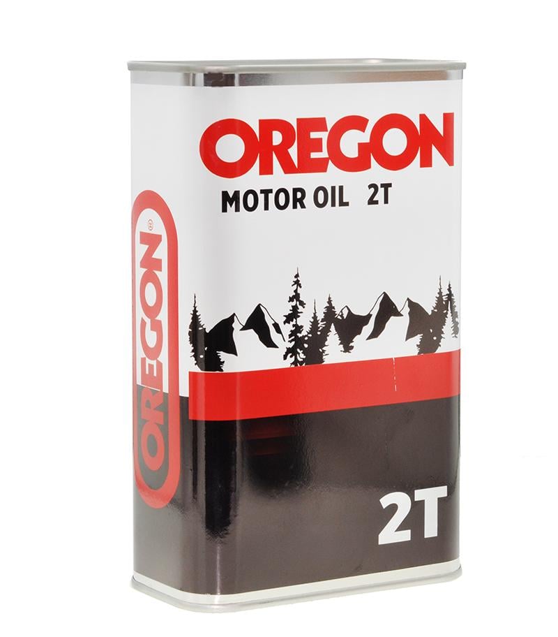 Масло для 2-х тактных двигателей OREGON 2T ж/б прямоугольная/полусинтетика 1 л (смаз233)