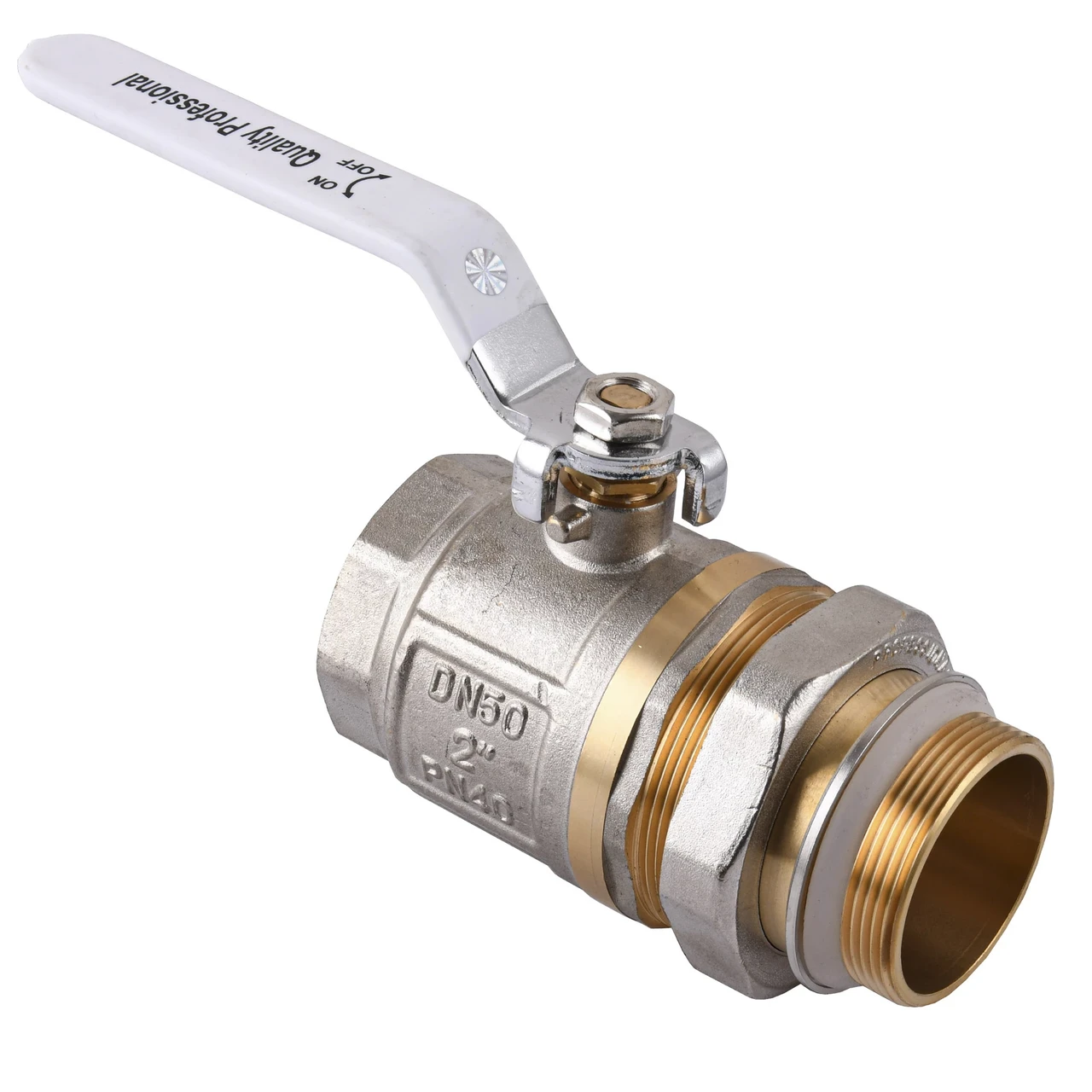 Кран шаровой с американкой Professional Q QP003 PN40 2" (1200000210) Кран шаровой с американкой Professional Q QP003 PN40 2" (1200000210)