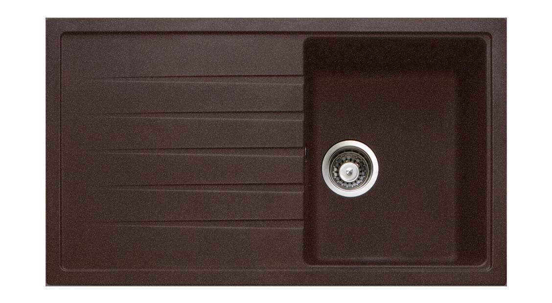 Кухонная мойка LONGRAN CLASSIC CLS 860.500 Коричневый металик (93 Marone)