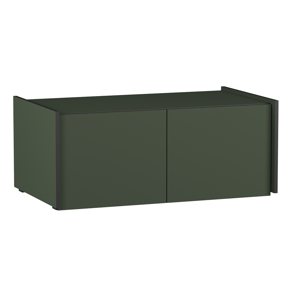 Антресоль на две дверцы для шкафа Ramo Moreli Зеленый Дымчатый (R-0022-green)