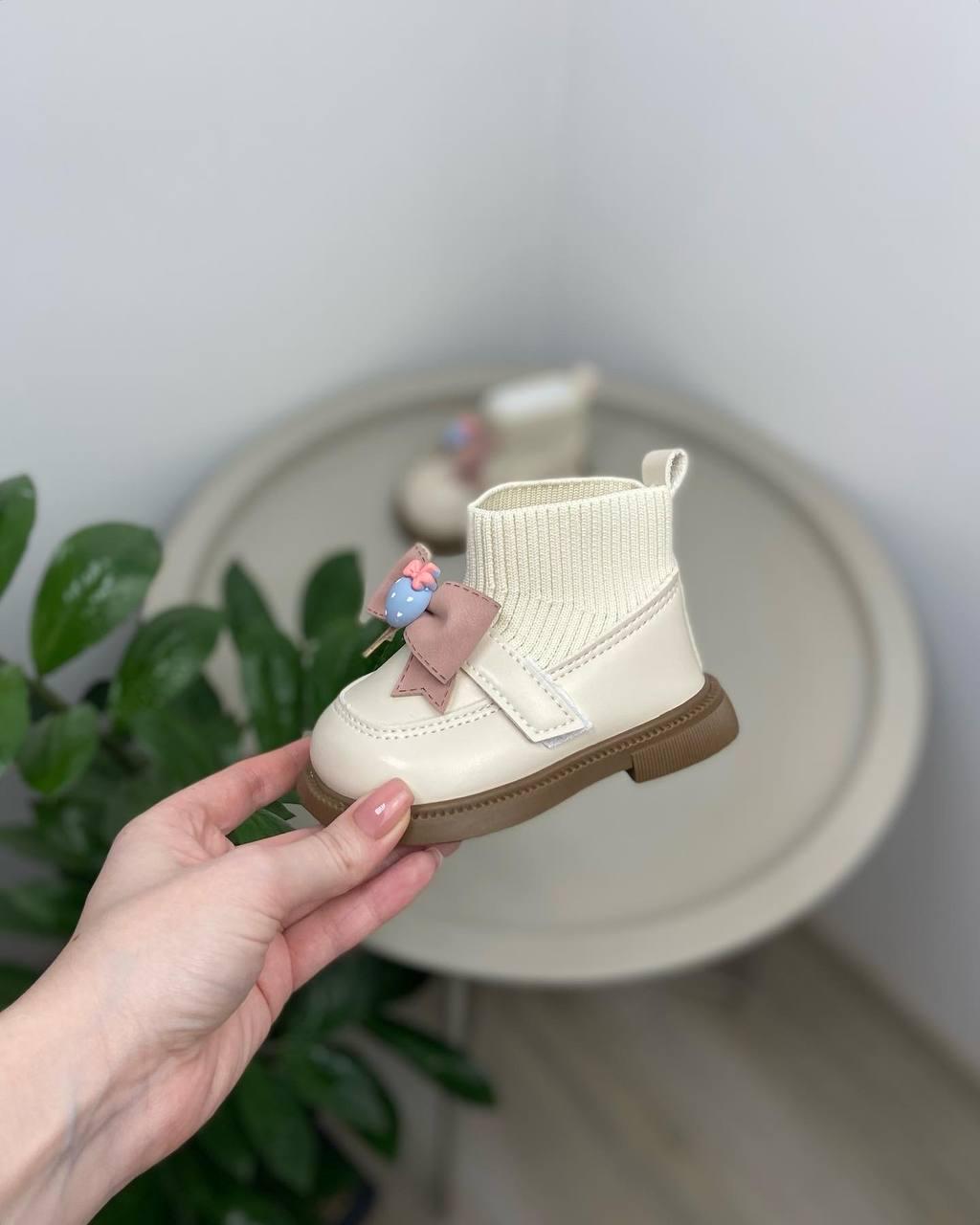 Ботинки осенние детские р. 19 Бежевый (757) - фото 8 Ботинки осенние детские р. 19 Бежевый (757) - фото 8