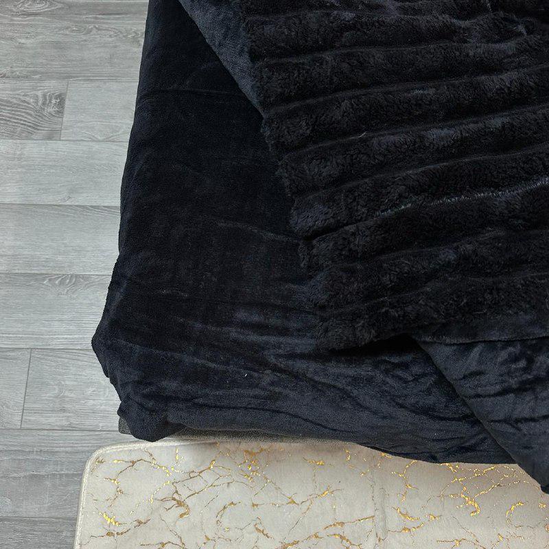 Комплект постільної білизни Шарпей мікрофібра наволочки 50х70 см 2 шт. Чорний (29356762) - фото 5