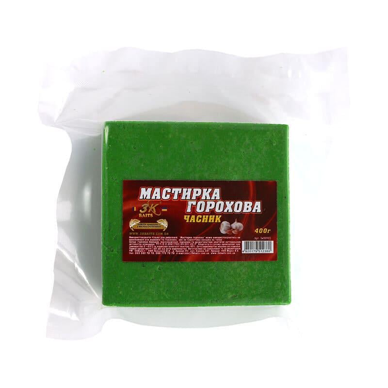 Прикорм 3KBaits Мастирка горохова Часник 400 г (3KB1232)