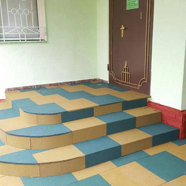Гумова плитка 500х500х30 мм Жовтий (2562228350) - фото 6