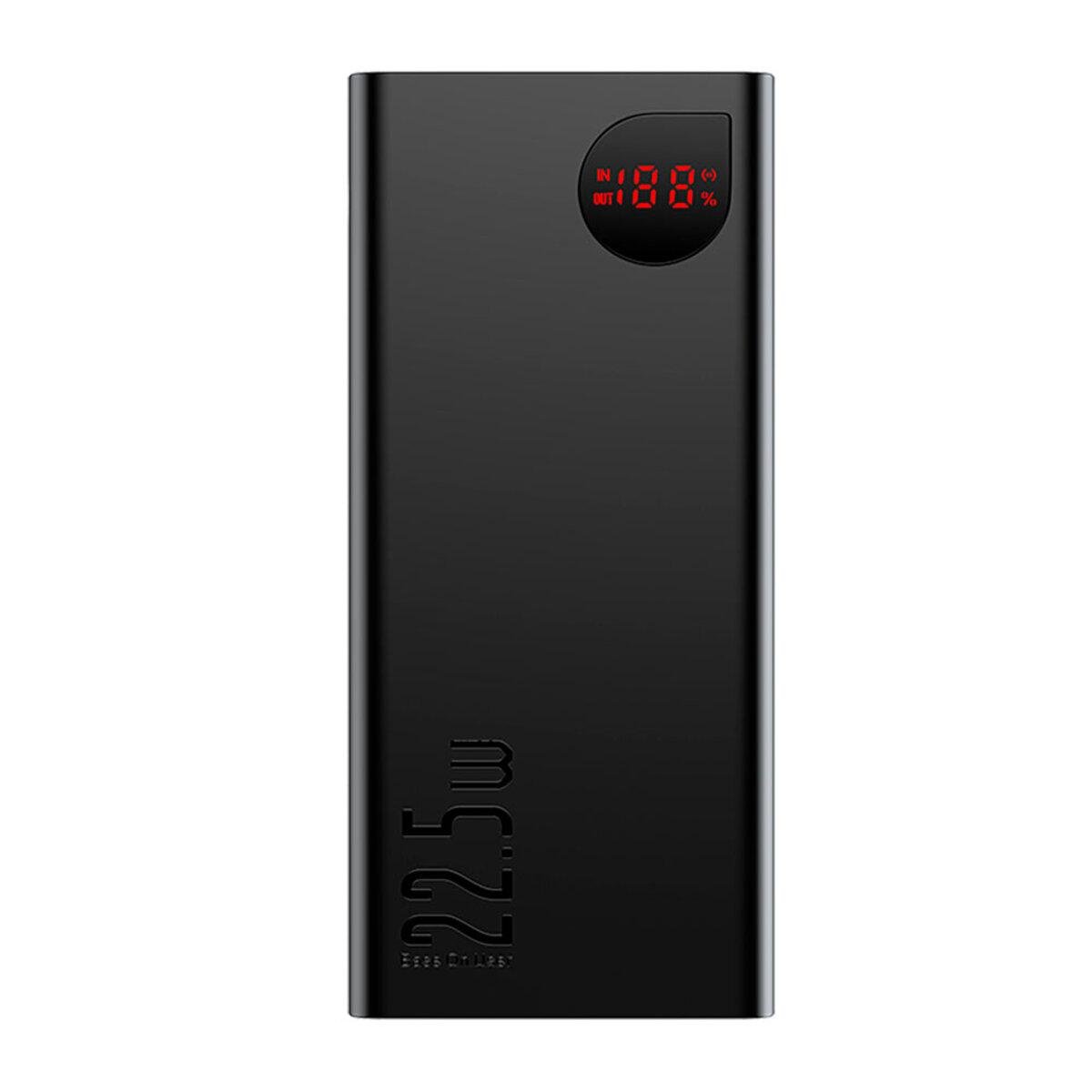 Повербанк BASEUS Adaman Digital Display Fast Charge 40000 mAh 22,5W Black (PPAD020101)