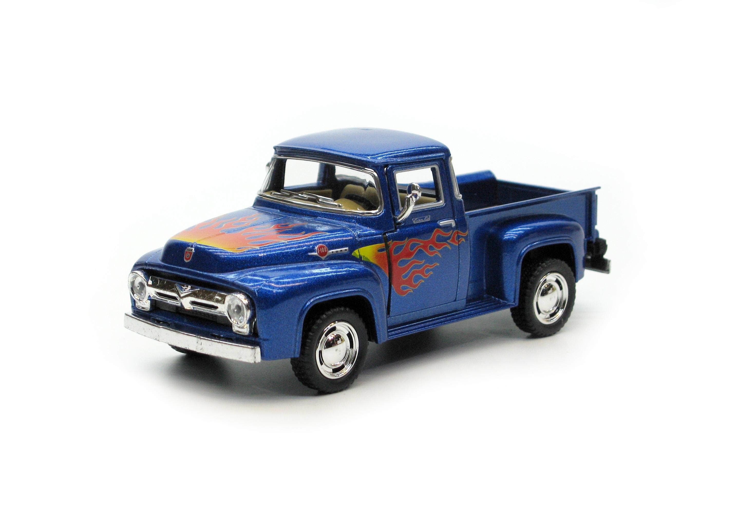 Машина металлическая KT5385F Ford F-100 Pickup with printing 1956 - фото 1 Машина металлическая KT5385F Ford F-100 Pickup with printing 1956 - фото 1