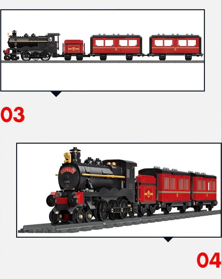 Конструктор Jie Star 59002 паровоз вагоны 789 деталей (59002 ) - фото 3 Конструктор Jie Star 59002 паровоз вагоны 789 деталей (59002 ) - фото 3