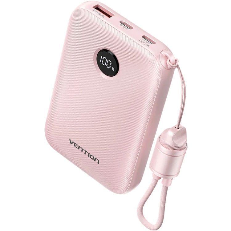 Повербанк Vention 10000 mAh 22,5W Pink (FKAP0-C)