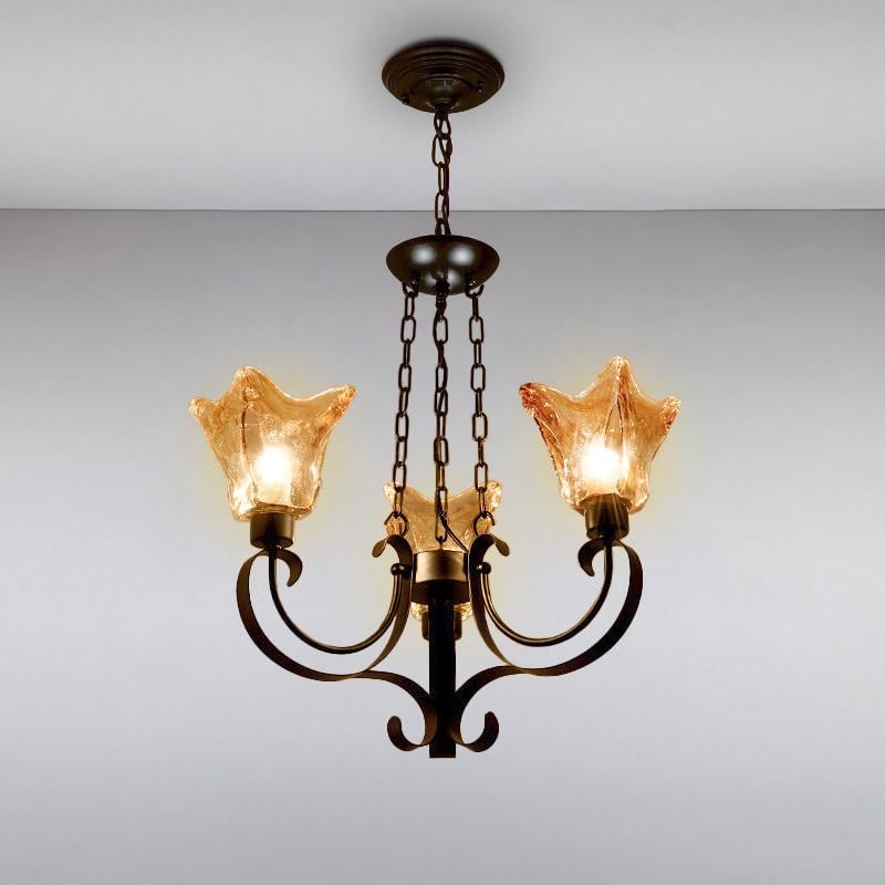 Люстра подвесная Light House ES-15622/3 Коричневый (9384)