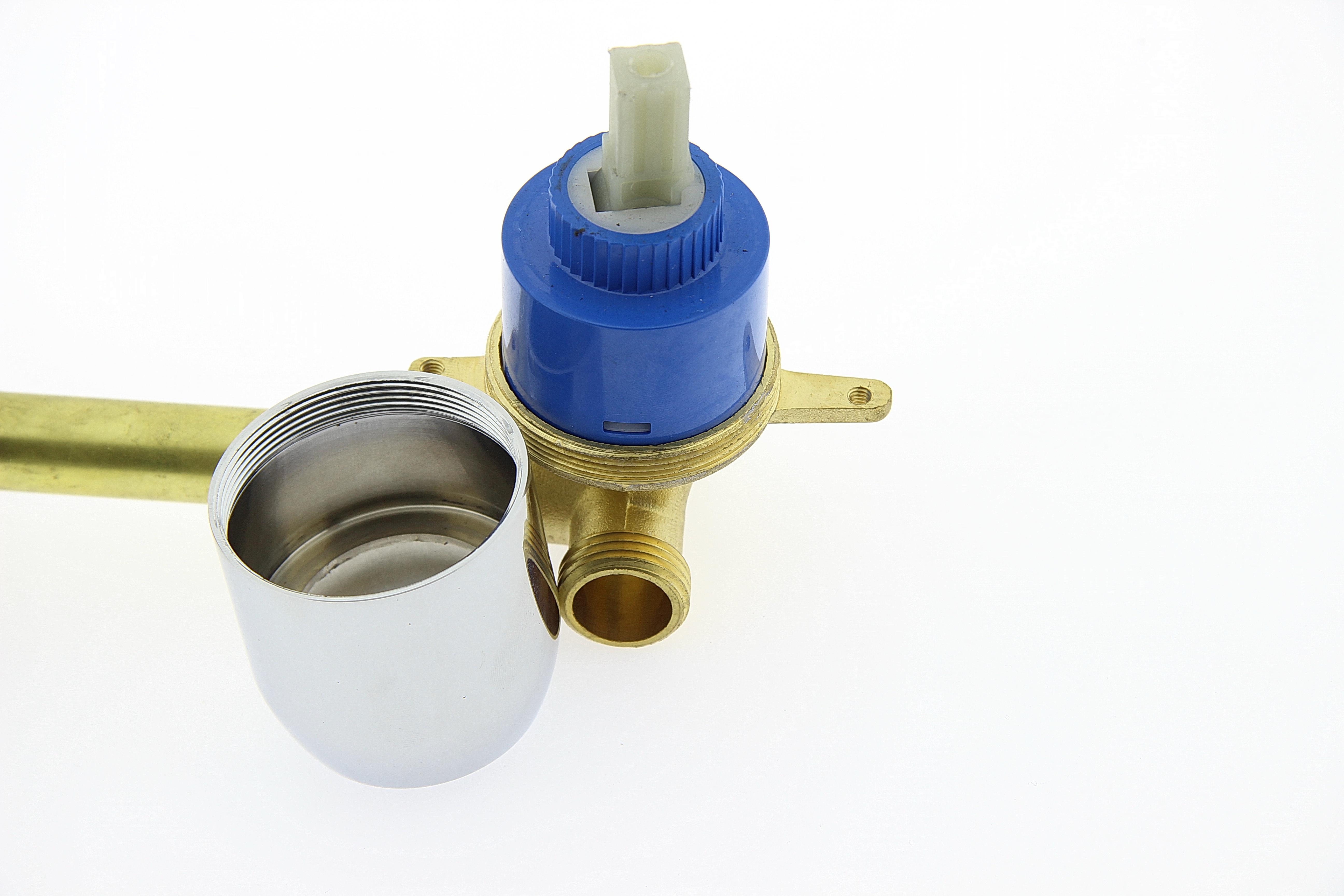 Шайба для кріплення картриджа холодної/гарячої води в змішувачі душової кабіни ШХ01 Хром (14163824) - фото 2