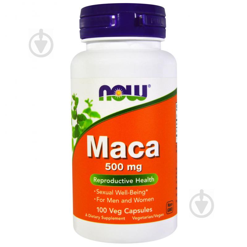 Перуанская Мака 500мг, Now Foods, 100 гелевых капсул