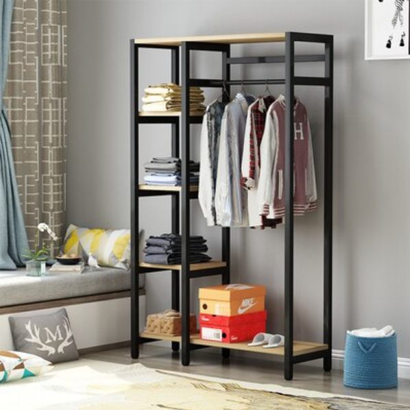 Вешалка-стойка для одежды из дерева Маломир Венге/Бланже (СВГ-00481201) Вешалка-стойка для одежды из дерева Маломир Венге/Бланже (СВГ-00481201)