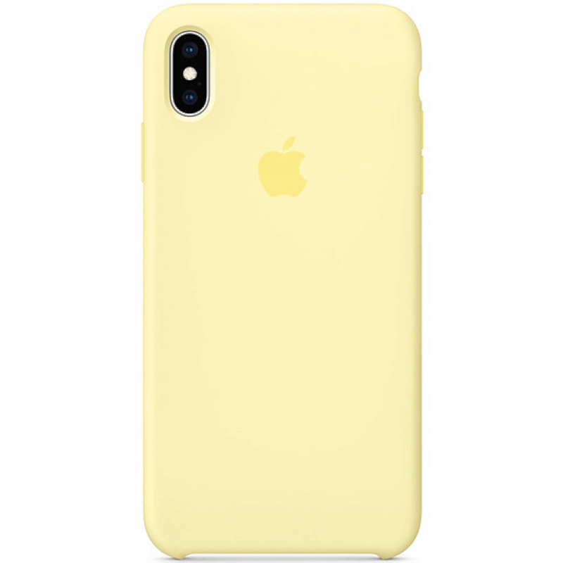 Чохол GoVern Silicone Case для Apple iPhone XS Max Mellow Yellow