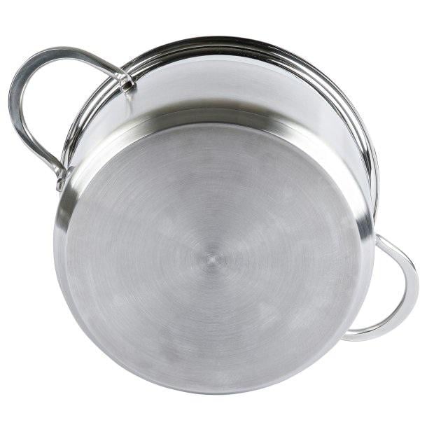 Каструля зі скляною кришкою Axentia Brilliant d 18 см 2,5 л з нержавіючою сталі 10 см (135940) - фото 3 Каструля зі скляною кришкою Axentia Brilliant d 18 см 2,5 л з нержавіючою сталі 10 см (135940) - фото 3