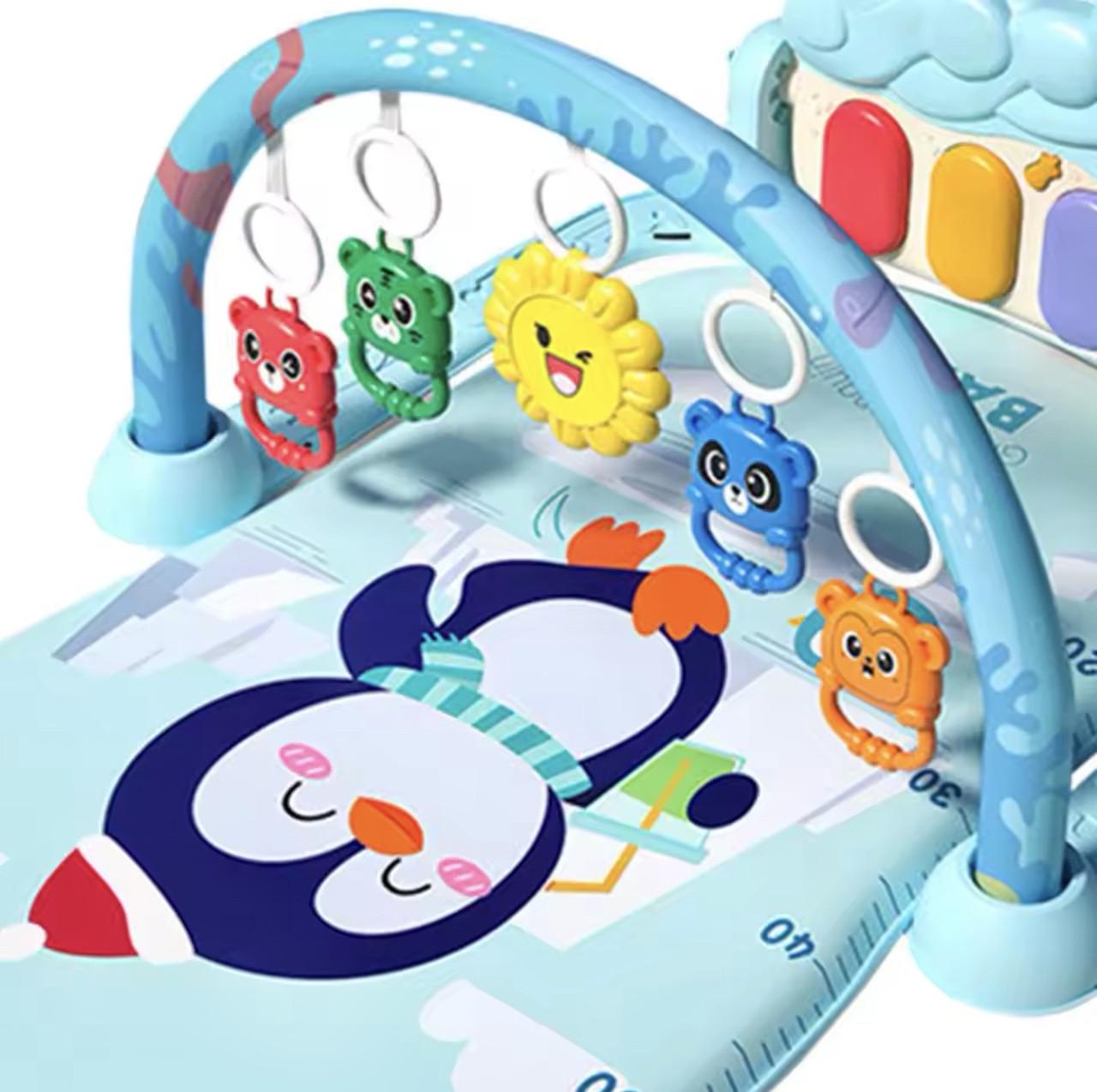 Развивающий коврик-пианино с дугой и подвесными игрушками 72х43 см (30) - фото 5 Развивающий коврик-пианино с дугой и подвесными игрушками 72х43 см (30) - фото 5